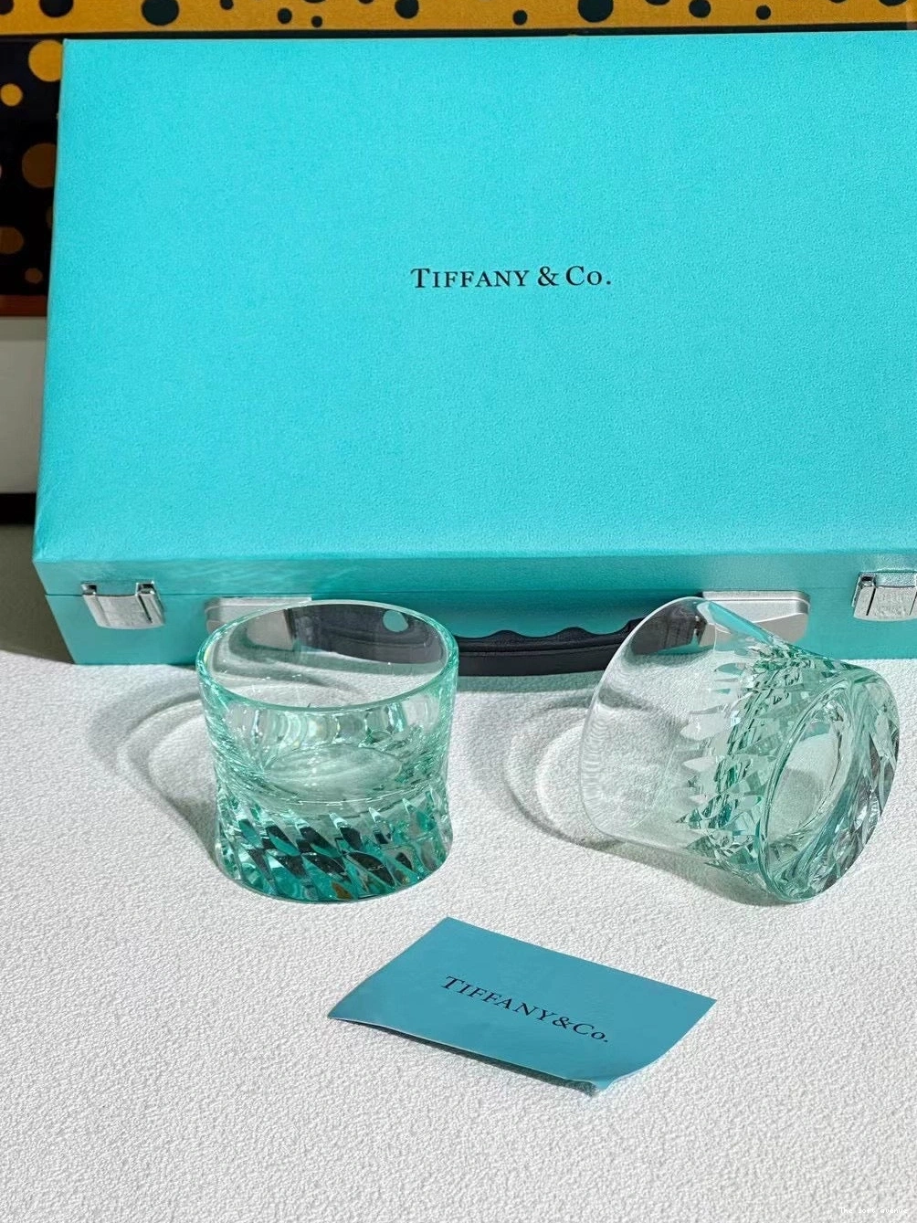 SET CUP GLASSWARE TIFFANY 0807